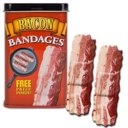 BACON shaped themed Adhesive Bandages