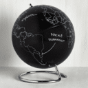 Chalkboard Globe