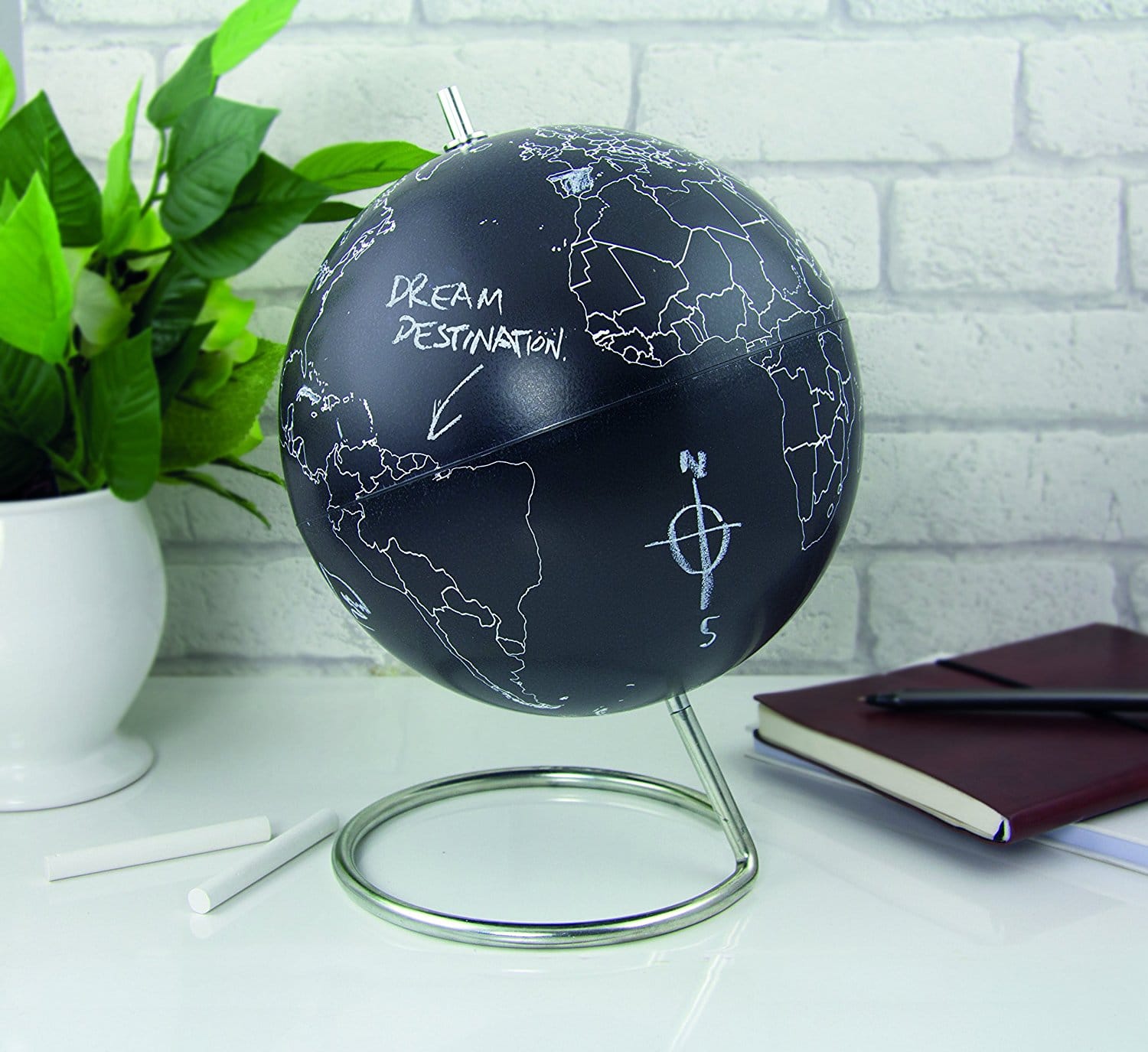 Chalkboard Globe