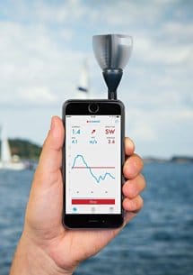 Wind meter for smartphone