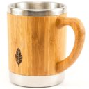 Stainless Steel Bamboo Mug