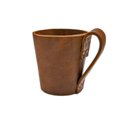 Rustic Leather Pint Sleeve with Handle