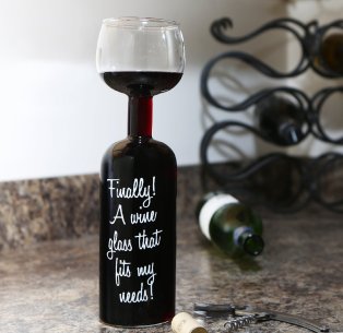 Ultimate Wine Bottle Glass