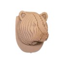 Cardboard Bear Taxidermy Art 3D Model Puzzle
