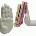Stop Hand Bookends