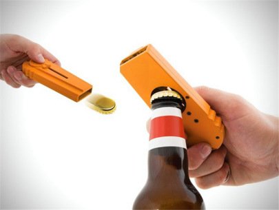 Beer Bottle Opener Cap Launcher