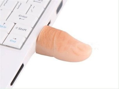 8 GB Finger shaped USB Flash drive