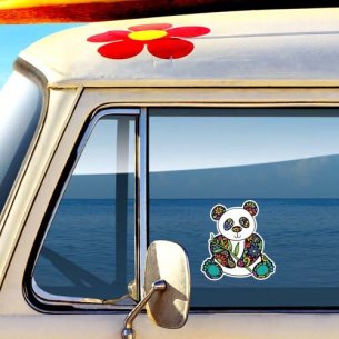 Panda Car Sticker