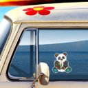Panda Car Sticker