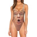 Shocked Trump One Piece Swimsuit