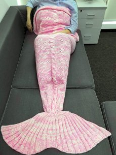 The Mermaid Tail Blanket: A Dive into Cozy Absurdity