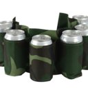 Camo Beer Belt, Holds 6 Cans or Bottles