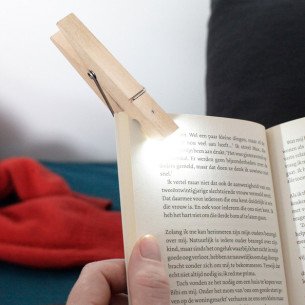 Book Light Clothespin